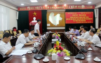 Công bố quyết định kiểm toán kiểm tra thực hiện kết luận, kiến nghị kiểm toán tại tỉnh Thái Nguyên