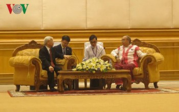Tổng Bí thư Nguyễn Phú Trọng hội kiến Chủ tịch Quốc hội Myanmar