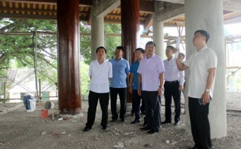 Đồng chí Chủ tịch UBND tỉnh kiểm tra một số dự án trên địa bàn TP Thái Nguyên
