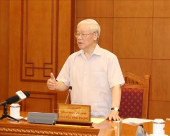 Tổng Bí thư, Chủ tịch nước Nguyễn Phú Trọng chủ trì họp Tiểu ban Nhân sự Ðại hội XIII của Ðảng