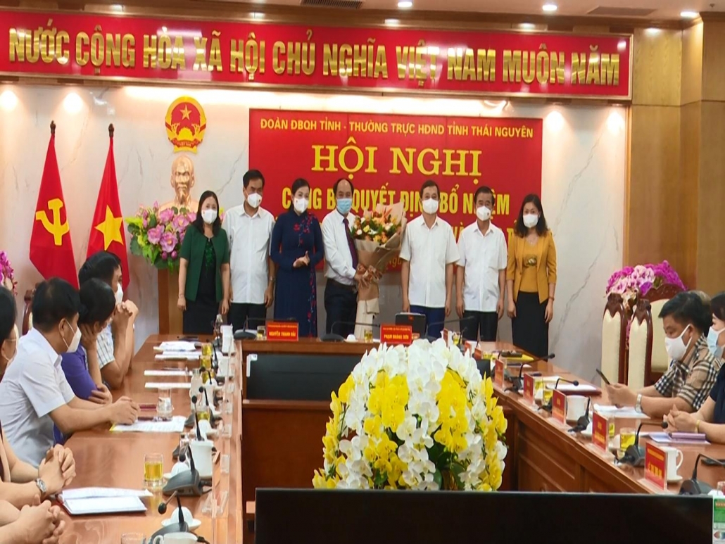 Bổ nhiệm Chánh Văn phòng Đoàn đại biểu Quốc hội và HĐND tỉnh Thái Nguyên