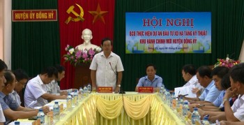 Họp Ban Chỉ đạo Dự án đầu tư xây dựng Khu hành chính mới của huyện Đồng Hỷ