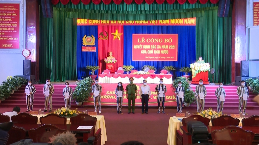 68 phạm nhân Trại giam Phú Sơn 4 được đặc xá dịp Quốc khánh