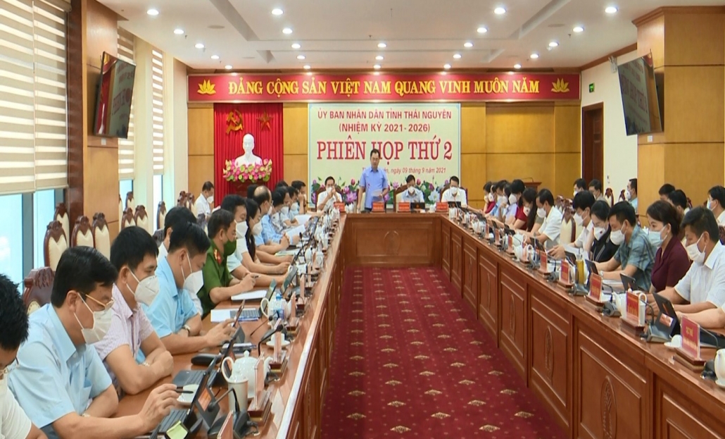 Phiên họp thứ 2, UBND tỉnh Thái Nguyên khóa XIV