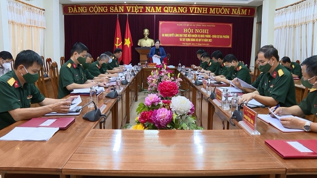 Đảng ủy Quân sự tỉnh ra Nghị quyết lãnh đạo quý IV năm 2021