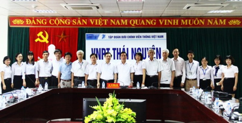 Lãnh đạo UBND tỉnh làm việc với Viễn thông Thái Nguyên