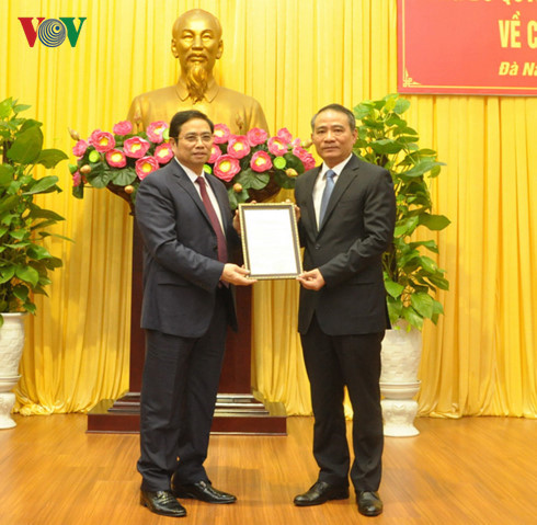 Bộ trưởng Bộ Giao thông vận tải Trương Quang Nghĩa làm Bí thư Đà Nẵng