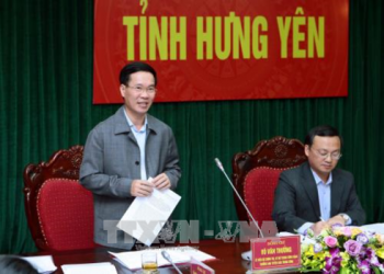 Đoàn kiểm tra của Ban Bí thư Trung ương Đảng làm việc tại Hưng Yên​