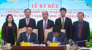 UBND tỉnh Thái Nguyên ký kết hợp tác truyền thông với Đài Tiếng nói Việt Nam