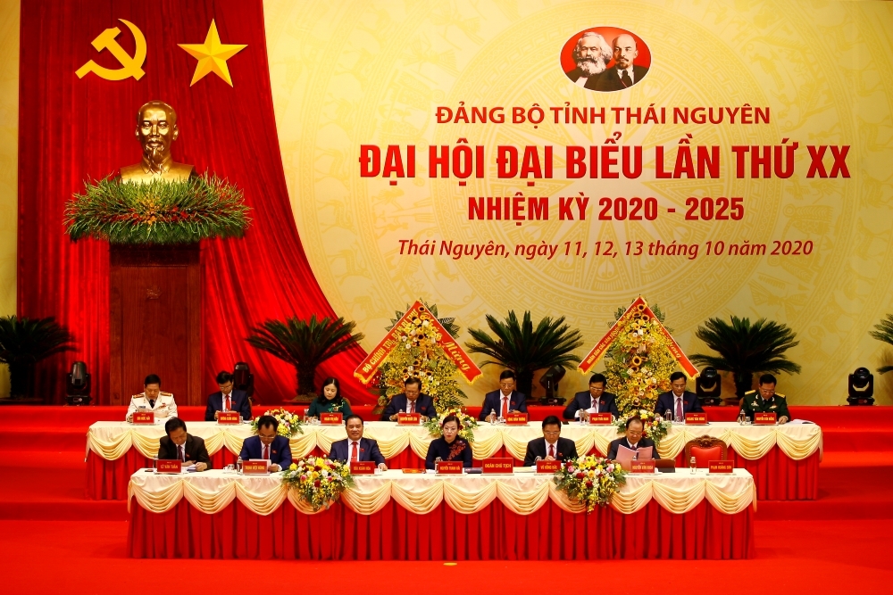Ngày làm việc thứ nhất Đại hội đại biểu Đảng bộ tỉnh Thái Nguyên lần thứ XX, nhiệm kỳ 2020 2025