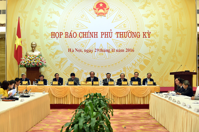 noi dung hop bao chinh phu thuong ky thang 11
