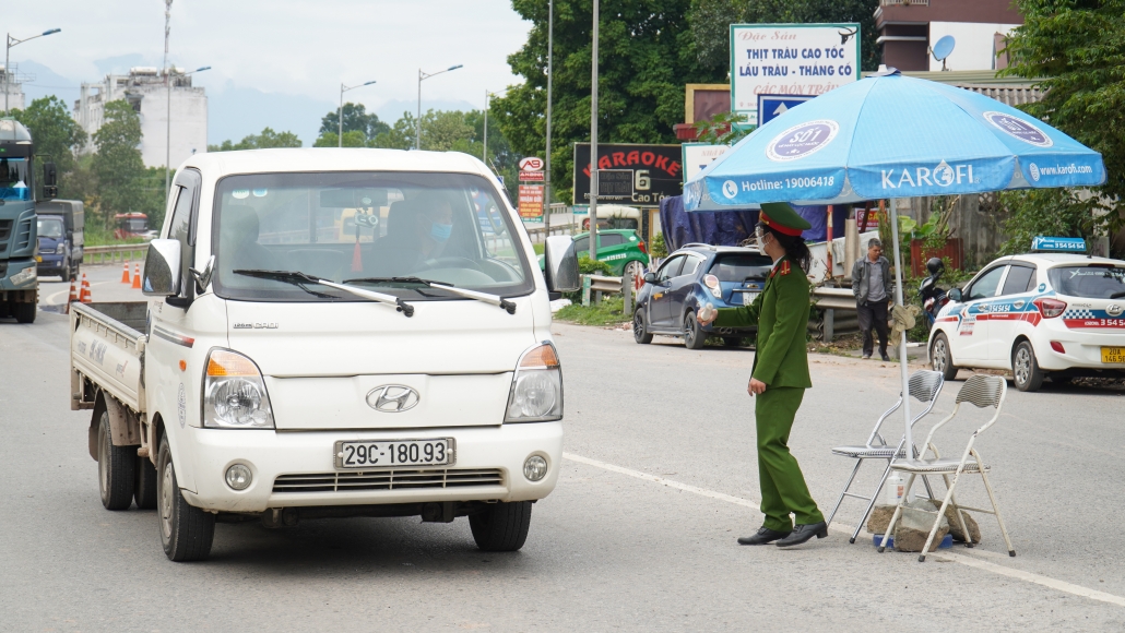 [Photo] TP Thái Nguyên thiết lập 5 điểm hỗ trợ nhân dân phòng, chống dịch COVID-19