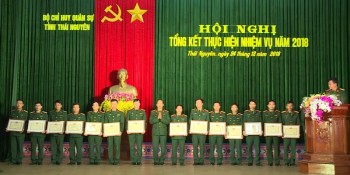Bộ Chỉ huy Quân sự tỉnh Thái Nguyên tổng kết thực hiện nhiệm vụ năm 2018