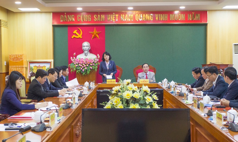 Phó Chủ tịch nước Đặng Thị Ngọc Thịnh thăm, làm việc tại Thái Nguyên