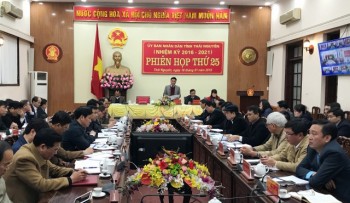 Phiên họp trực tuyến lần thứ 25 Ủy ban nhân dân tỉnh Thái Nguyên