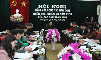 Các Ban thuộc HĐND tỉnh Thái Nguyên triển khai nhiệm vụ năm 2019