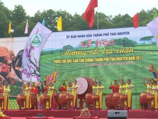 Khai mạc Lễ hội “Hương sắc Trà Xuân - Vùng chè đặc sản Tân Cương” năm 2017