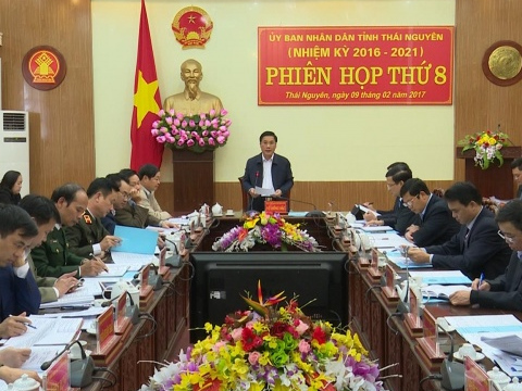 Thái Nguyên: Phiên họp toàn thể lần thứ 8, nhiệm kỳ 2016 – 2021