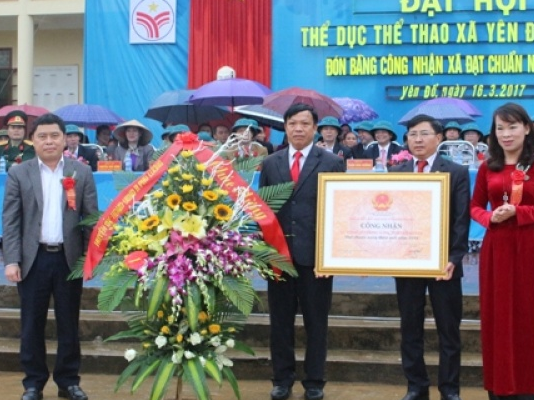 Yên Đổ, Phú Lương:   Đón nhận chuẩn Nông thôn mới và Đại hội Thể dục thể thao