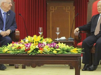 Tổng thống Israel bày tỏ sự ngưỡng mộ Chủ tịch Hồ Chí Minh