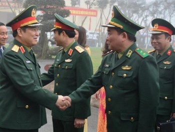 Đại tướng Ngô Xuân Lịch làm việc với Bộ CHQS, Bộ chỉ huy BĐBP tỉnh Hà Tĩnh