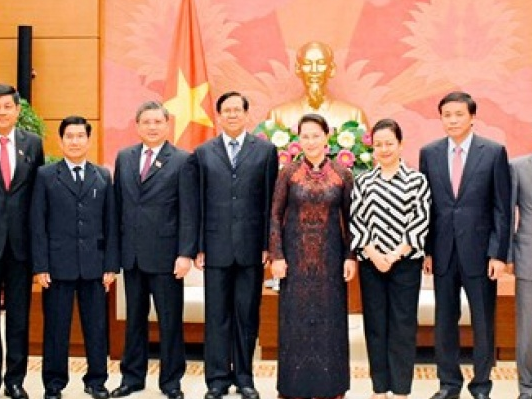 Chủ tịch Quốc hội tiếp xã giao Phó Chủ tịch Quốc hội Myanmar