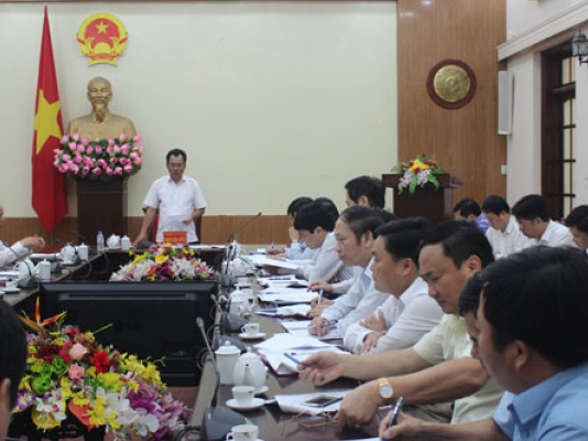 Rà soát nội dung phục vụ Hội nghị xúc tiến đầu tư tỉnh Thái Nguyên năm 2018