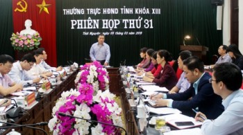 Phiên họp thứ 31 Thường trực HĐND tỉnh Thái Nguyên khóa XIII