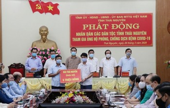 Thái Nguyên: trên 16 tỷ đồng ủng hộ phòng, chống dịch bệnh Covid-19
