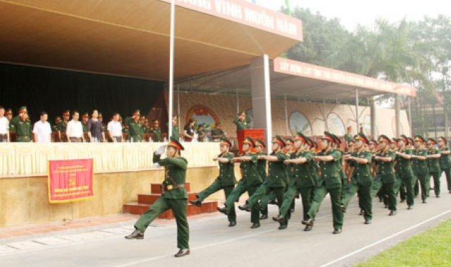 Tổng duyệt Lễ kỷ niệm 70 năm Ngày truyền thống Lực lượng vũ trang tỉnh