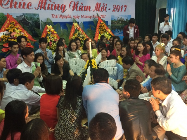 Trường Cao đẳng kinh tế tài chính Thái Nguyên: tổ chức vui Tết cổ truyền cho các lưu học sinh