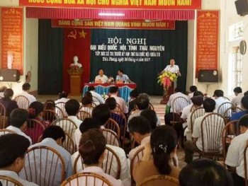 Đoàn Đại biểu Quốc hội tỉnh Thái Nguyên tiếp xúc cử tri trước kỳ họp thứ 3, Quốc hội Khóa XIV