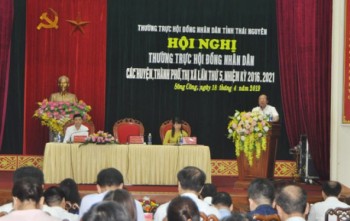 Hội nghị Thường trực HĐND các huyện, thành phố, thị xã thuộc tỉnh Thái Nguyên lần thứ 5, nhiệm 2016 - 2021