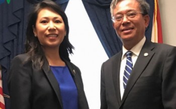 Đại sứ Phạm Quang Vinh gặp nữ Nghị sỹ người Việt tại Quốc hội Mỹ