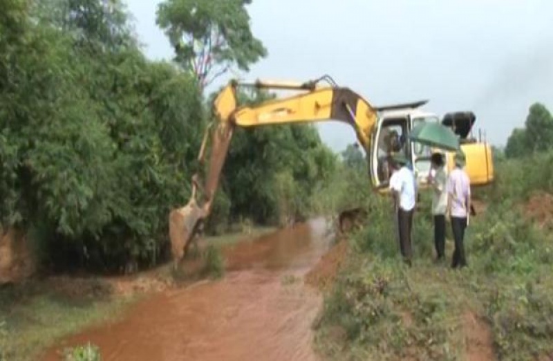 Đồng Hỷ: Xuất hiện nhiều hố sụt lún mới tại cánh đồng xóm Kim Cương, xã Cây Thị