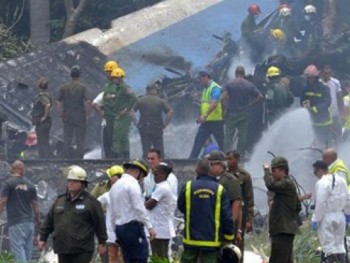Tai nạn máy bay ở Cuba, hơn 100 người thiệt mạng