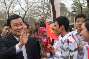 Nguyên Chủ tịch nước Trương Tấn Sang: Tìm chọn hiền tài