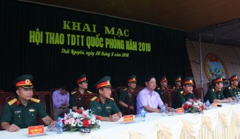 Khai mạc hội thao thể dục thể thao Quốc phòng tỉnh Thái Nguyên năm 2019