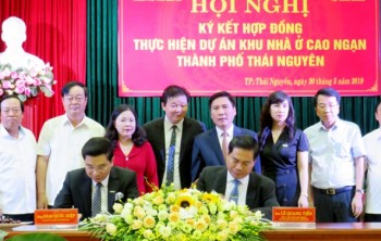Ký kết hợp đồng thực hiện đầu tư Dự án Khu nhà ở Cao Ngạn, thành phố Thái Nguyên