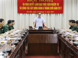 Bí thư Hà Nội: Bộ Tư lệnh Thủ đô tiếp tục làm tốt diễn tập phòng thủ