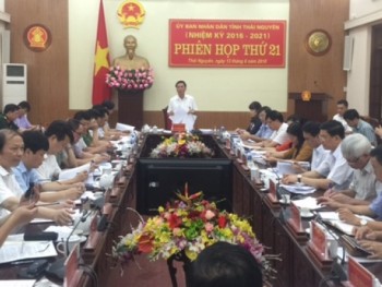 Phiên họp thứ 21 UBND tỉnh Thái Nguyên