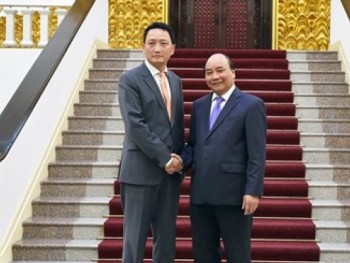 Thủ tướng tiếp tân Đại sứ Hàn Quốc tại Việt Nam