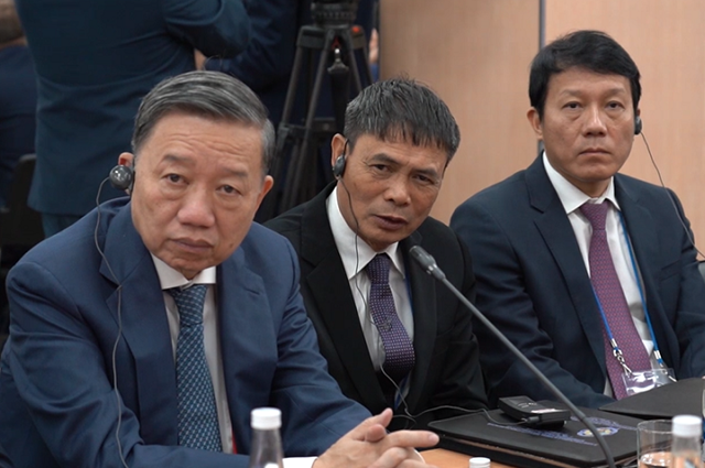 Bộ trưởng Tô Lâm tiếp Phó Thư ký Hội đồng An ninh Liên bang Nga