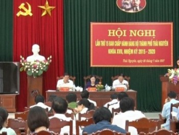 Hội nghị Ban Chấp hành Đảng bộ Thành phố Thái Nguyên lần thứ 15