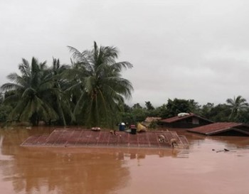 Lãnh đạo Đảng, Nhà nước gửi điện thăm hỏi về vỡ đập thủy điện ở Lào