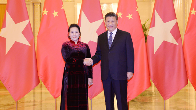 Chủ tịch Quốc hội hội kiến Tổng Bí thư, Chủ tịch nước Trung Quốc