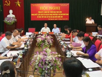 Tổng kết 5 năm thực hiện Nghị quyết 525 về việc tiếp xúc cử tri của đoàn Đại biểu Quốc hội tỉnh Thái Nguyên