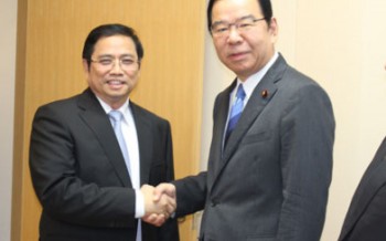 Ông Phạm Minh Chính hội kiến với Chủ tịch Đảng Cộng sản Nhật Bản