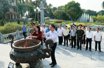 Phó Chủ tịch nước Đặng Thị Ngọc Thịnh thăm và làm việc tại tỉnh Thái Nguyên