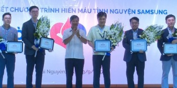 Samsung Việt Nam tổng kết chương trình hiến máu tình nguyện năm 2017